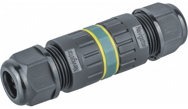 Кабельный коннектор I-образный (клеммник 3PIN) IP68 Navigator 82 834 NTB-I03-3P-IP68