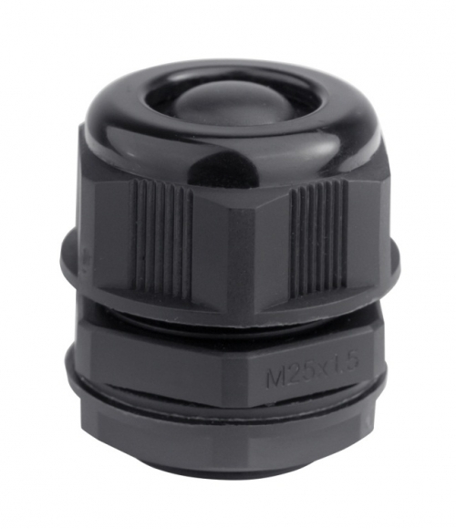 Сальник M 40  d22-32мм IP68 с мембраной, черный DKC