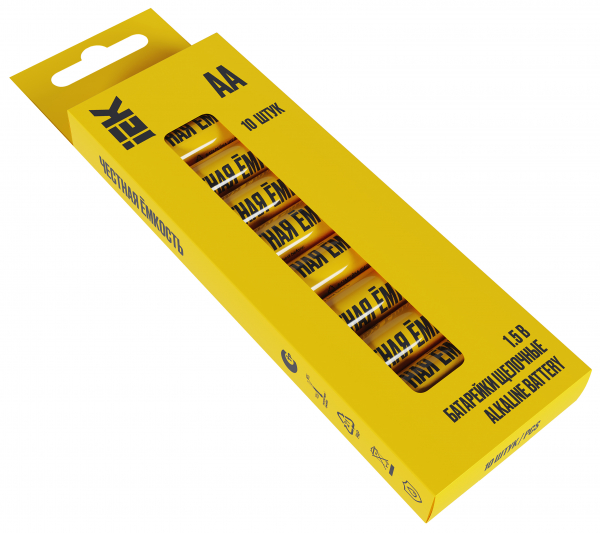 Элемент питания IEK Alkaline LR06/AA BOX10