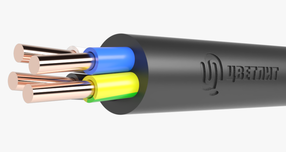 ВВГнг(А)-LS 4х6-0,66 кабель Цветлит