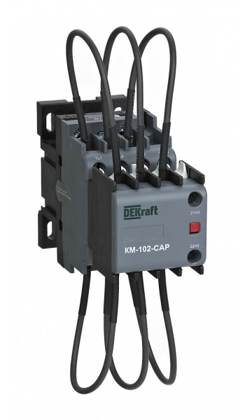Контактор конденсаторый 20кВАр, 220/230В, AC6b, 2НЗ серии КМ-102-CAP 22417DEK DEKraft