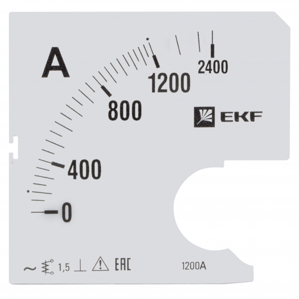 Шкала EKF PROxima сменная для A721 1200/5А-1,5