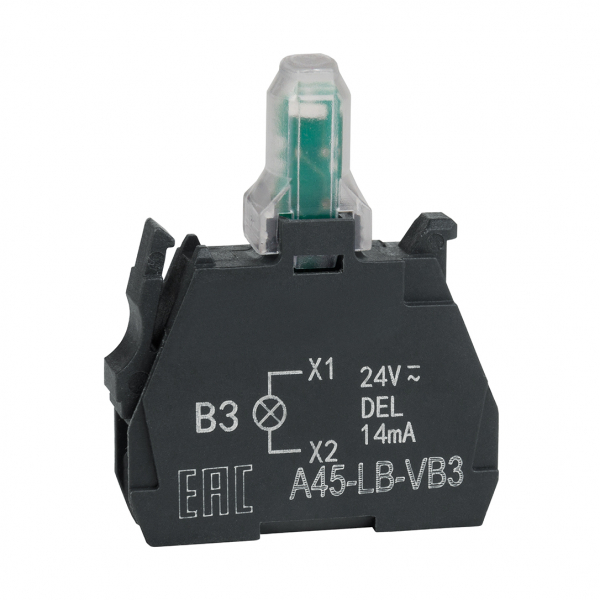 Световой блок OptiSignal D22 A45-LB-VM3 зеленый 230-240VAC ZBVM3 (кратно 1)