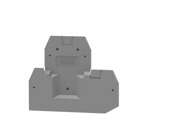 Крышка защитная для клемм 2-уровневых проходных 1-1 TU сеч. 2.5мм2, сер.