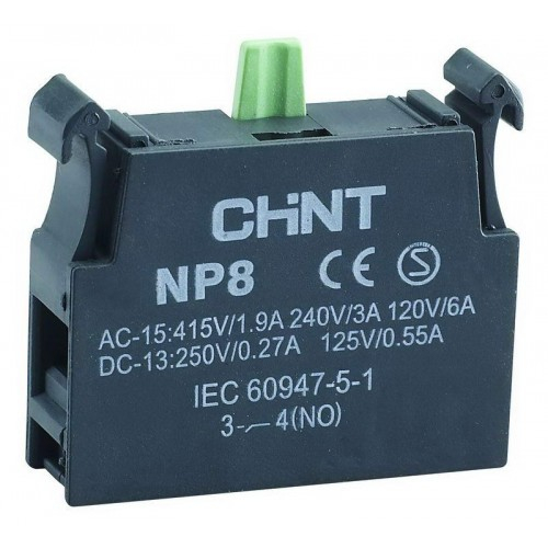 Блок контактный 1НО для NP8 (R)(CHINT)