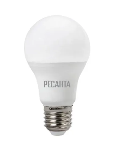 Светодиодная лампа Ресанта A60 11Вт 230В 4000K E27