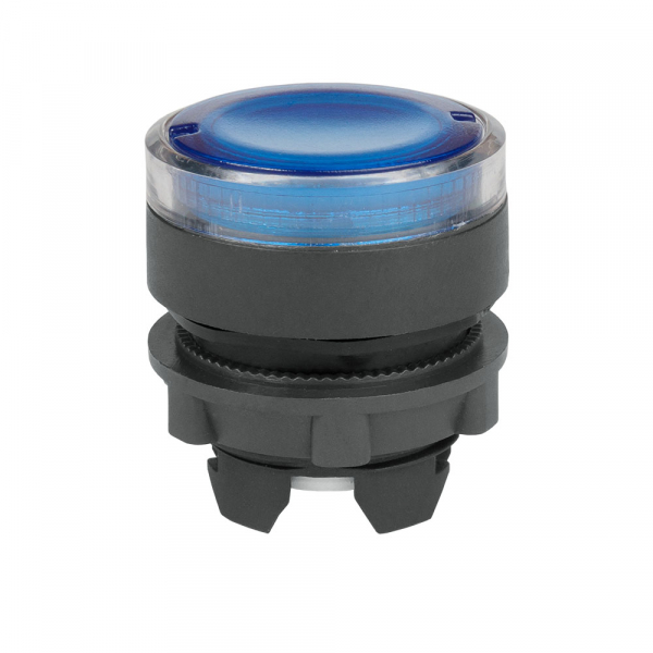 Головка кнопки OptiSignal D22 A5-PL-6 с подсветкой синяя пластик ZB5AW363 (кратно 1)