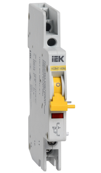 Контакт состояния КСВ47-60М на DIN-рейку для ВА47-60M IEK