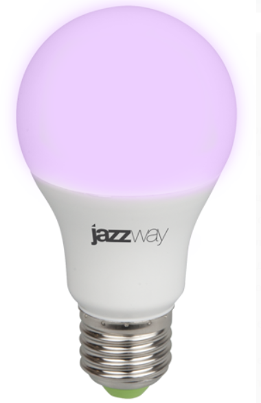 Светодиодная лампа Jazzway A60 15Вт 200-240В E27  (для  растений)