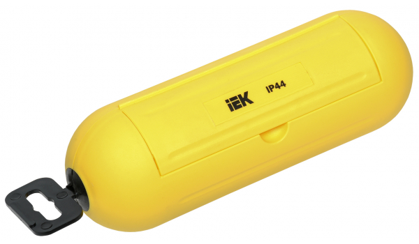Бокс для защиты кабельного соединения IP44 желтый IEK