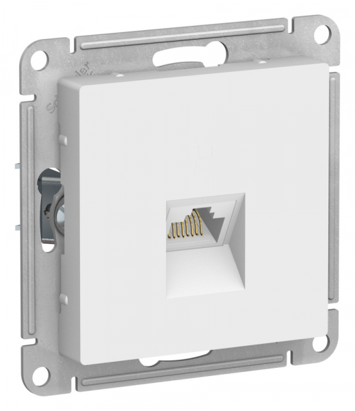 Розетка компьютерная RJ45 кат 6A ATLAS DESIGN механизм ЛОТОС
