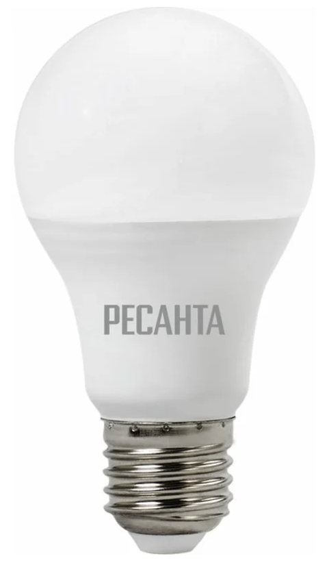 Светодиодная лампа Ресанта A60 11Вт 230В 6000K E27
